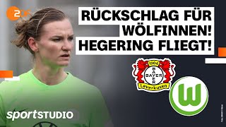 Leverkusen – VfL Wolfsburg Highlights | Frauen-Bundesliga, 12. Spieltag Saison 2023/24 | sportstudio