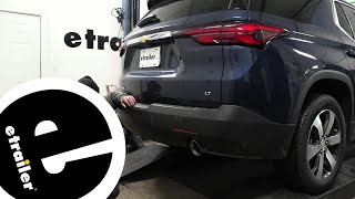 etrailer | Installation: Curt Trailer Hitch Receiver on a 2023 Chevrolet Traverse