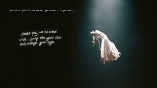Ariana Grande - intro (end of the world) (extended - longer ver.) (lyric visualizer)