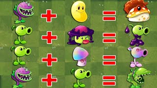 PvZ 2 Discovery - All Pea \u0026 Other Plants Fusion \u0026 Evolution