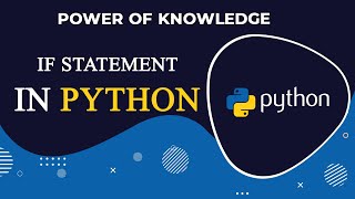 How We Use If Statement In Python (Hindi)