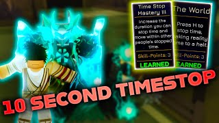 [YBA] Winning with a *MAXED 10 SECOND TIMESTOP*