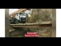 overloaded truck destroys bridge shorts