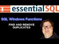 Find and Remove Duplicate Rows in SQL using Windows Functions | EssentialSQL
