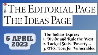 5th April 2023 | Gargi Classes The Indian Express Editorials & Idea Analysis | By R.K. Lata