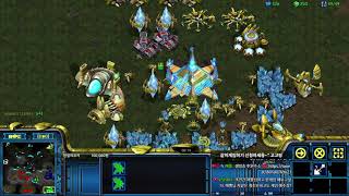 [레토] 센터를 장악해버린 상대팀 이럴떈 캐리어지  헌터스타팀플 TeamPlay StarCraft