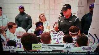 Mike Houston JMU pregame speech vs North Dakota