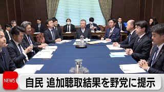 自民が安倍派幹部への追加聴取結果を報告　野党「新事実なし」追及続ける（2024年4月5日）