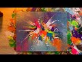 How To Paint A Delicate Abstract Painting | Fun With Acrylics | Satisfying Art | Step By Step