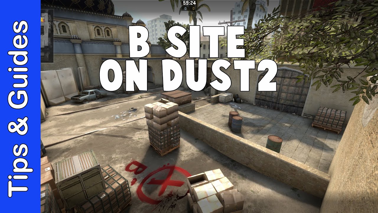 How To Hold B Site On Dust2 - YouTube