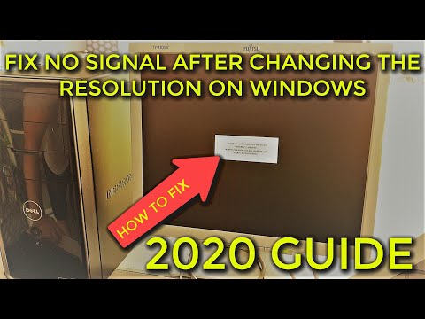 How to Fix Screen Turning Black after changing resolutions on windows desktop or laptop pc 2020 guid