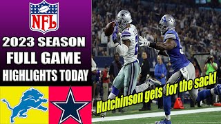 Lions vs Cowboys [GAME HIGHLIGHTS] 12/30/23 | NFL HighLights TODAY 2023