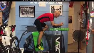 Vertex Fit Cycle Tri Fit - seat angle sweep demo