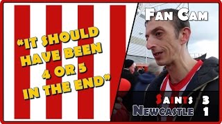 "It should have been 4 or 5 in the end" | Southampton 3-1 Newcastle United | FANCAM
