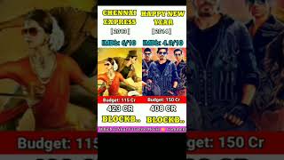 Chennai Express vs Happy New Year Movie Comparison #brandff #shorts