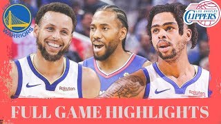 Los Angeles CLIPPERS vs Golden State WARRIORS - Full Game Highlights || 2019 -2020 NBA Season video