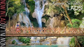 Luang Prabang's Biggest Tourist Trap - Kuang si Falls Laos - How to beat the crowds