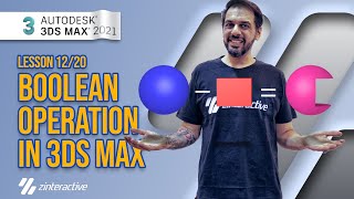 Boolean Operation in 3DS Max | Lesson 12