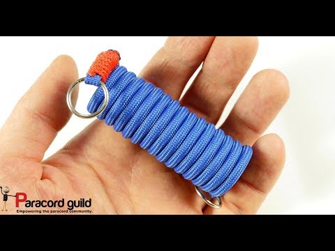 Coiled paracord lanyard Coiled paracord lanyard