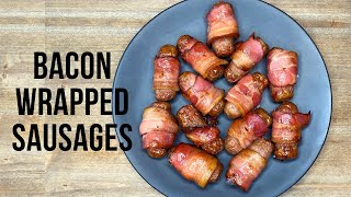 Bacon Wrapped Sausages | Christmas 2019 Recipes