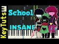 School from Deltarune - Insane Mode [Piano Tutorial] (Synthesia)