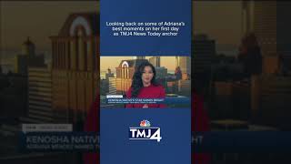 CONGRATULATIONS: Adriana Mendez's first day as co-anchor for TMJ4 News Today