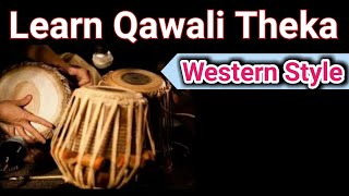 Western Qawwali Theka | Tabla Lesson | Kekhrwa Taal |  #tabla #qawali