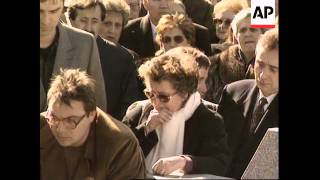SPAIN: MADRID: FUNERAL OF JUDGE KILLED BY BASQUE SEPARATISTS