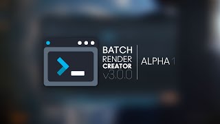 Batch Render Creator v3.0.0 - Render Queue/Farm For Blender - Alpha 1