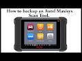 How to easily backup an Autel Scan Tool.