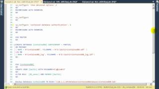 Partially Contained Databases in SQL Server 2012