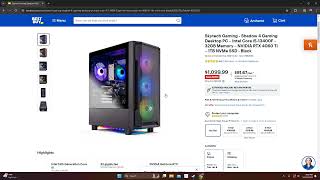 Skytech Gaming - Shadow 4 Gaming Desktop –  i5-13400F – 32GB ram RTX 4060 Ti –M2 1TB WORTH IT? $1099