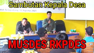 MUSDES RKPDES DESA BUDUK SEMPADANG‼️KEPALA DESA MENGAJAK SEMUA SINERGI DALAM MEMBANGUN DESA‼️