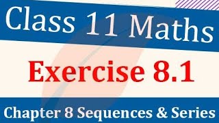 Class-11 Ex 8.1 Q5 sequence and series Math//CBSE NCERT//