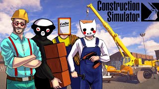 МЫ ОТКРЫЛИ СТРОИТЕЛЬНУЮ ФИРМУ! УГАР В CONSTRUCTION SIMULATOR 22