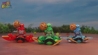 LEGO Ninjiago 71777、71778、71779  Kai、Nya、Lloyd'sDragon Power Spinjitzu Flip【Stop Motion Animation】