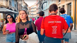 Stroll through Porto on a Summer Sunday | Portugal 2023 | Walking Tour 4K ASMR