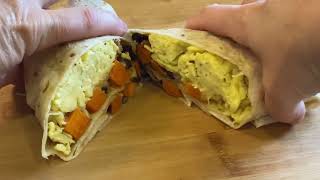 Ninja Speedi - Breakfast Burrito - Sweet potato and Black Bean