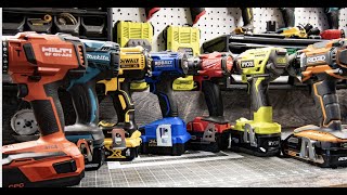 Hammer drill Brawl!!  HILTI, Makita, Ridgid, Ryobi, Milwaukee, Kobalt, Dewalt