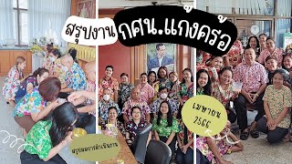 สรุปผลการดำเนินงานประจำเดือนเมษายน 2566 กศน.อำเภอแก้งคร้อ