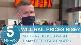 Rail fares to rise 1.6% despite passenger slump | 5 News