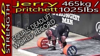 Jerry Pritchett Equals The Deadlift World Record!