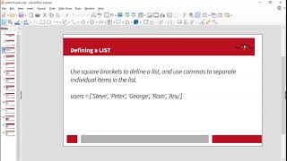 Python for Beginners- Lesson 6 - Python List and Tuples