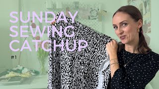 Sunday Sewing Catchup #1 | What I sewed and did this week | It's Sew Tanschi #sundaysewingcatchup 🌸