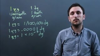 How to Convert Micrograms to Decigrams : Solving Math Problems