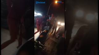 Viral Video Pemuda Tantang Polisi Duel di Jalan Raya. Nyaris Baku Hantam