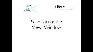 CmapTools: Search from the Views Window
