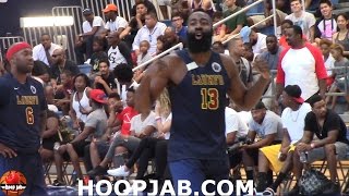 James Harden DOMINATES Drew League Game 42 Pts , 6 reb. 4 ast. \u0026 3 steals.Playoff Highlights HoopJab