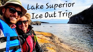 Waterwalkers: Ice Out Trip on Lake Superior's Northern Coast