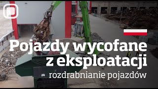 Rozdrabnianie pojazdów wycofanych z eksploatacji w celu odzysku metali recykling Panizzolo